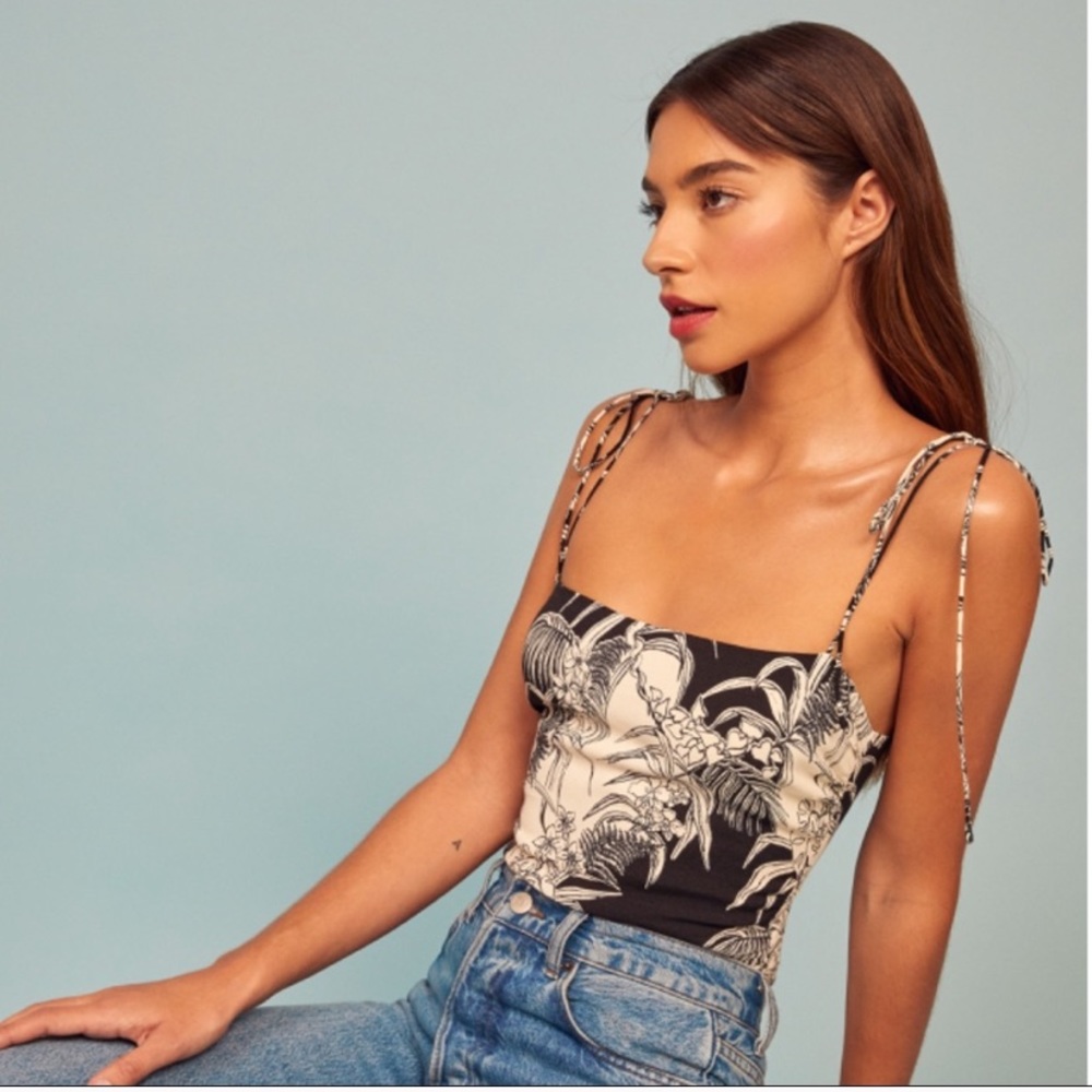 Reformation Lupe Top in Amazon
